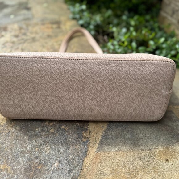 Tory Burch Light Pink Pebbled Leather Tote - Picture 7 of 10